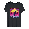 Dominikanische Republik Retro 80er Jahre Stil Souvenir Strand T-Shirt