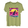 Dominikanische Republik Retro 80er Jahre Stil Souvenir Strand T-Shirt