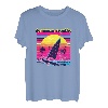 Dominikanische Republik Retro 80er Jahre Stil Souvenir Strand T-Shirt
