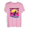 Dominikanische Republik Retro 80er Jahre Stil Souvenir Strand T-Shirt