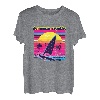 Dominikanische Republik Retro 80er Jahre Stil Souvenir Strand T-Shirt