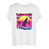 Dominikanische Republik Retro 80er Jahre Stil Souvenir Strand T-Shirt