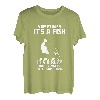 Manchmal ist es ein Fisch, manchmal ist es ein Summen Lustiges Angeln T-Shirt