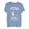 Manchmal ist es ein Fisch, manchmal ist es ein Summen Lustiges Angeln T-Shirt