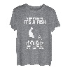Manchmal ist es ein Fisch, manchmal ist es ein Summen Lustiges Angeln T-Shirt