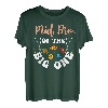 Mid Bro Of The Big One Angeln, Geburtstagsparty, Tag T-Shirt