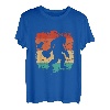 Lustiger Bigfoot Angeln Retro Sasquatch Angler Herren Jungen T-Shirt