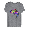 Pop Art Thunfisch Salzwasser Angler Fischer Thunfisch Angeln T-Shirt