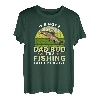 Herren Lustige Bluegill Sonnenfisch Angeln Papa Bod Vater Figur Grafik T-Shirt