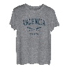 Valencia Spanien Vintage nautische Paddel Sportruder T-Shirt