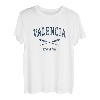 Valencia Spanien Vintage nautische Paddel Sportruder T-Shirt