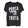 Herren Porca Forelle Angeln Fischer Geschenk T-Shirt