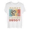Funny Fishing Mama's Fishing Buddy Vintage Angeln T-Shirt
