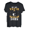 Wie Der Vater So Der Sohn Partnerlook Vatertag Geschenk T-Shirt
