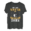 Wie Der Vater So Der Sohn Partnerlook Vatertag Geschenk T-Shirt