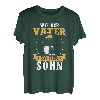 Wie Der Vater So Der Sohn Partnerlook Vatertag Geschenk T-Shirt