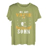 Wie Der Vater So Der Sohn Partnerlook Vatertag Geschenk T-Shirt