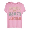 Lustiger personalisierter Name Shirt Kings Are Named Jordan T-Shirt