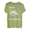 Lustige Fischerrolle zum Vatertag, cooler Opa, Angelliebhaber T-Shirt