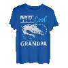 Lustige Fischerrolle zum Vatertag, cooler Opa, Angelliebhaber T-Shirt