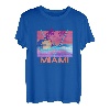 Miami Retro 80er Jahre Vaporwave Beach Vacation T-Shirt