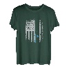 Amerikanische Flagge Angeln Vintage Angeln T-Shirt