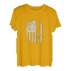 Amerikanische Flagge Angeln Vintage Angeln T-Shirt