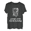 Jesus und Kajak Angeln Lustiges christliches Angler-Design T-Shirt