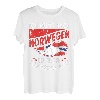 Ich muss nach Norwegen die Fische vermissen Geschenk T-Shirt