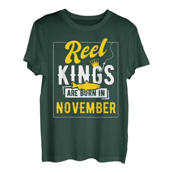 Angel-Geburtstagskönige werden im November geboren T-Shirt