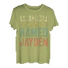Lustiger personalisierter Name Shirt Kings Are Named Jayden T-Shirt