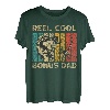 Vatertagsgeschenk lustige Angelrolle cool Bonus Dad T-Shirt