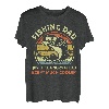 Herren Angelshirt Fishing Dad Like A Normal Dad Lustiger Barschfisch T-Shirt