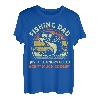 Herren Angelshirt Fishing Dad Like A Normal Dad Lustiger Barschfisch T-Shirt