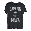 Herren Lustiges personalisiertes Bootsshirt mit Vorname Captain Mack T-Shirt