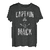 Herren Lustiges personalisiertes Bootsshirt mit Vorname Captain Mack T-Shirt