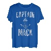 Herren Lustiges personalisiertes Bootsshirt mit Vorname Captain Mack T-Shirt