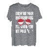 Lustiges und lustiges Angelshirt für Angeln, nur Witz T-Shirt