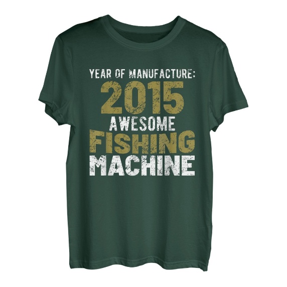 Fisherman Geburtstagsparty Angler Fisch 2015 T-Shirt