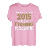 Fisherman Geburtstagsparty Angler Fisch 2015 T-Shirt