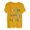Herren Types Of Electric Guitar Collection Guitarist Music Band T-Shirt