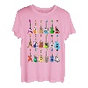 Herren Types Of Electric Guitar Collection Guitarist Music Band T-Shirt