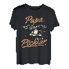 Herren Papa Der König Angler Geschenk Angeln Angeln T-Shirt