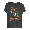 Herren Papa Der König Angler Geschenk Angeln Angeln T-Shirt