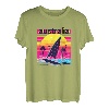 Australien Retro 80er Jahre Stil Souvenir Strand T-Shirt