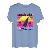 Australien Retro 80er Jahre Stil Souvenir Strand T-Shirt