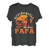 Herren OfFISCHiell Der Beste Papa Angler Lustiges Wortspiel Vater T-Shirt