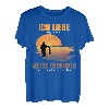 Herren Angler Geschenk für Fischer| Ich Liebe meine Freundin Angler T-Shirt