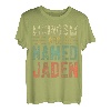 Lustiger personalisierter Name Shirt Kings Are Named Jaden T-Shirt