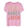 Lustiger personalisierter Name Shirt Kings Are Named Jaden T-Shirt